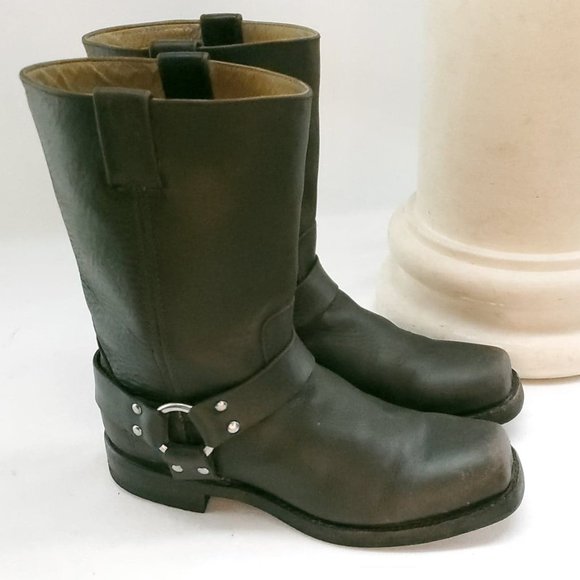 Frye Other - FRYE Men Harness Boots Black 7D (Regular Width)